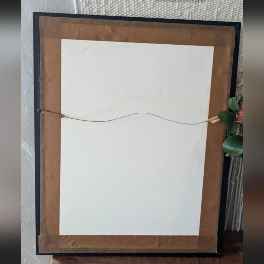 Original Framed Drawing Grandfather/Abuelo – One of a Kind, Artist Signed C Klas